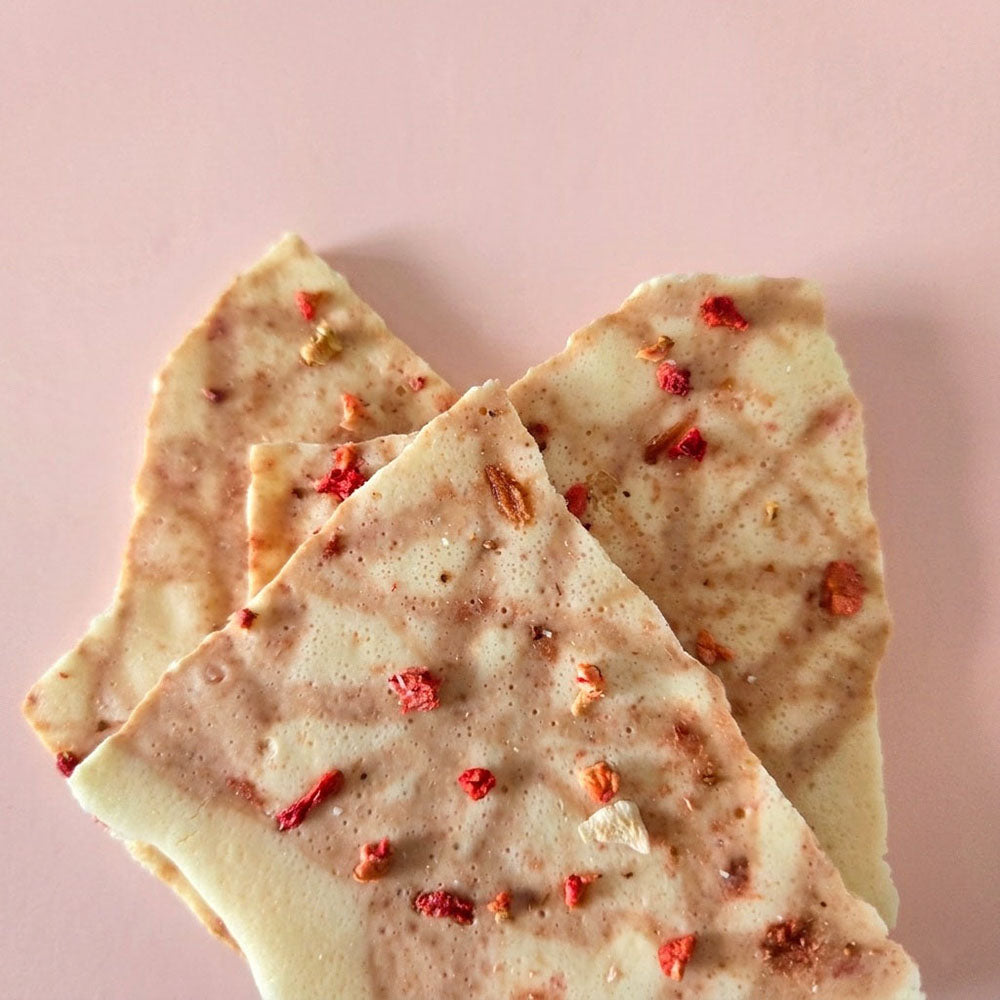 Goat Milk Strawberry Bark 50g