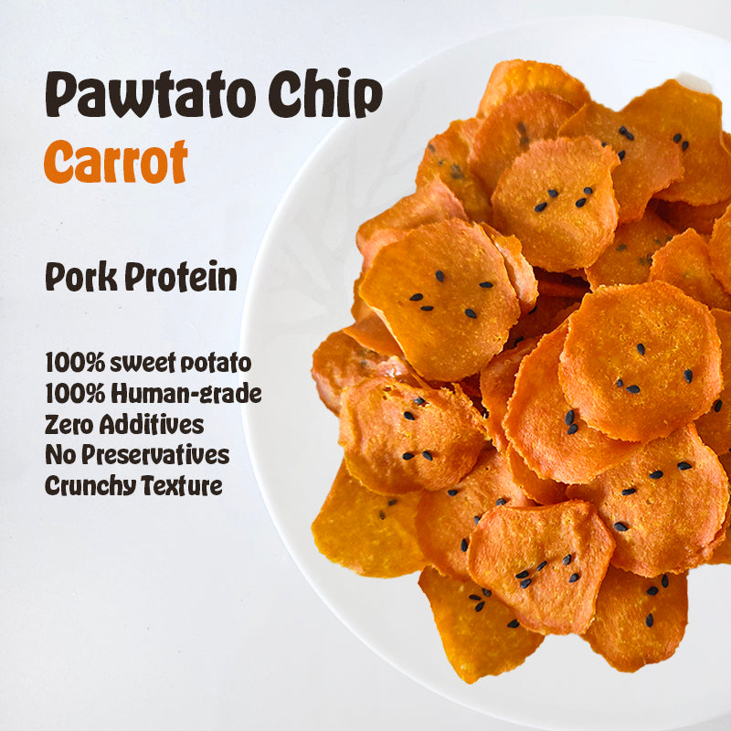 Dehydrated Carrot Pawtato Chips