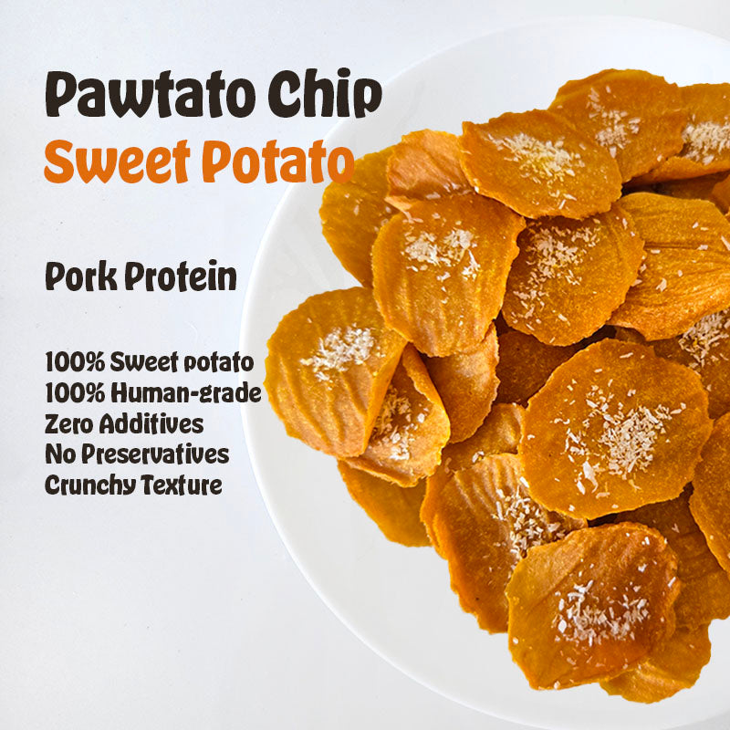 Dehydrated Sweet Potato Pawtato Chips