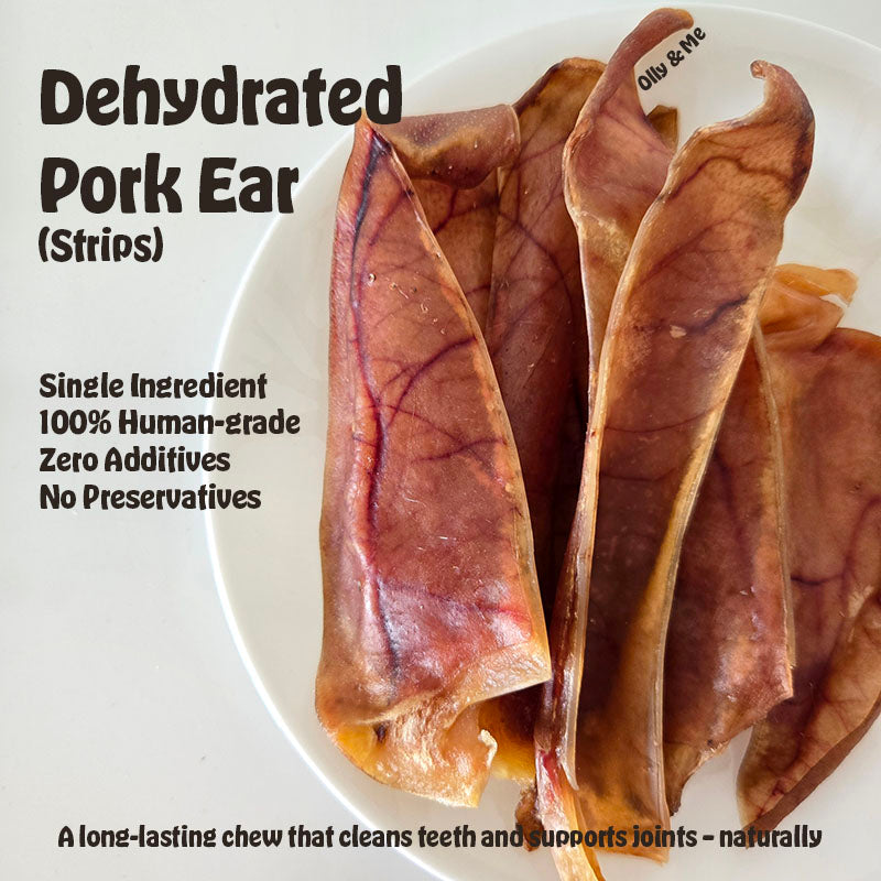 Dehydrated Pork Ear Chews 50g