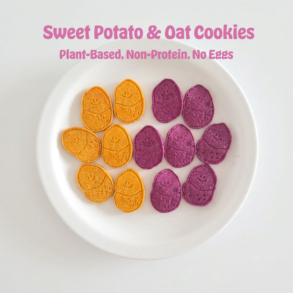 Sweet Potato & Oat Cookies (Set of 8) Plant-based Dog Cat Treats