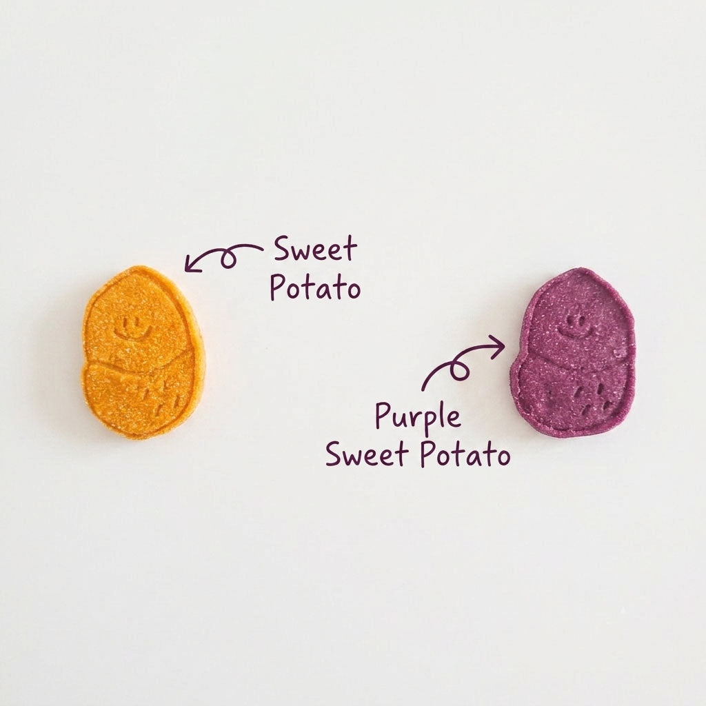 Sweet Potato & Oat Cookies (Set of 8) Plant-based Dog Cat Treats
