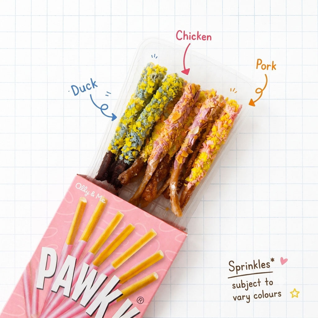 Pawky Sticks 30g (Chicken/Pork/Duck Protein) Dog Cat treats
