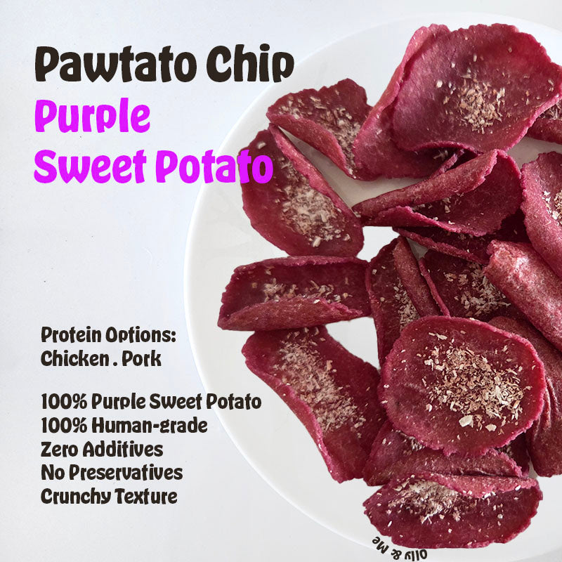 Dehydrated Purple Sweet Potato Pawtato Chips