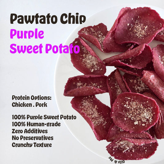 Dehydrated Purple Sweet Potato Pawtato Chips