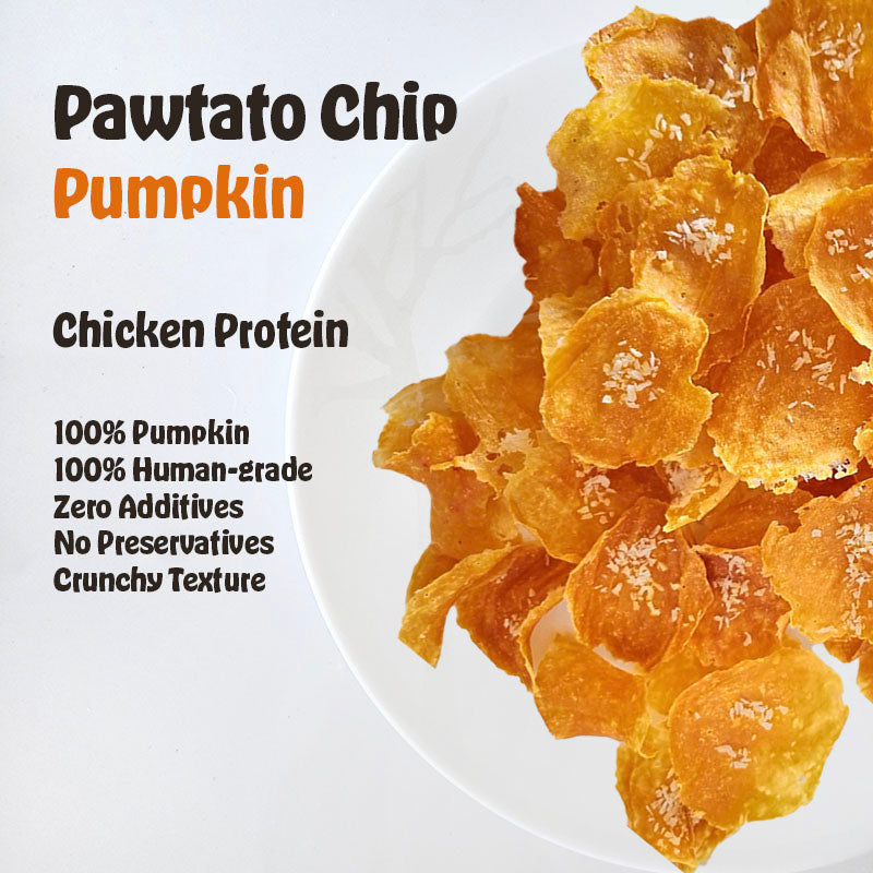 Dehydrated Pumpkin Pawtato Chips
