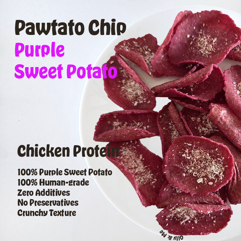 Dehydrated Purple Sweet Potato Pawtato Chips