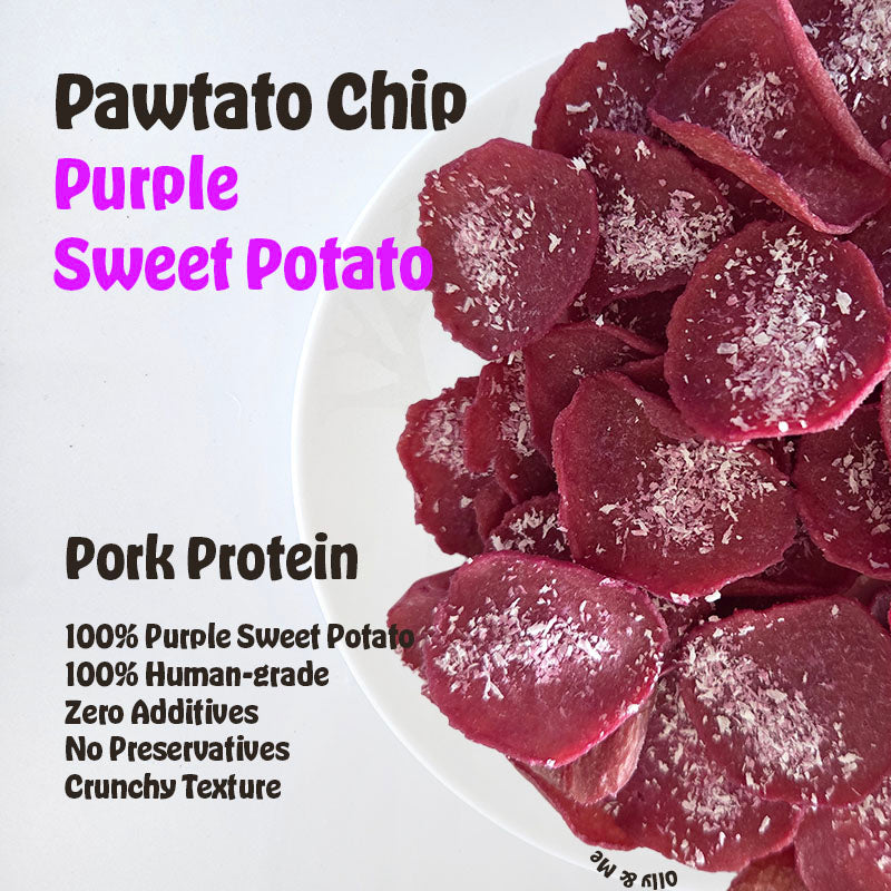 Dehydrated Purple Sweet Potato Pawtato Chips