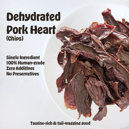 Dehydrated Pork Heart Chips 50g