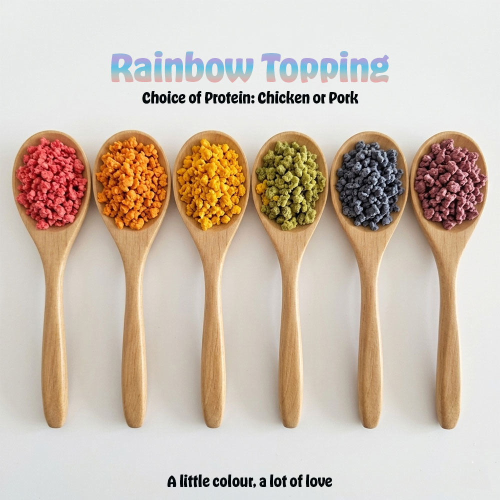 Dehydrated Rainbow Topper (Chicken/Pork Protein)