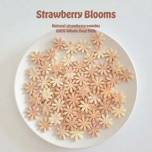 Strawberry Bloom Goat Milk Treats 50g