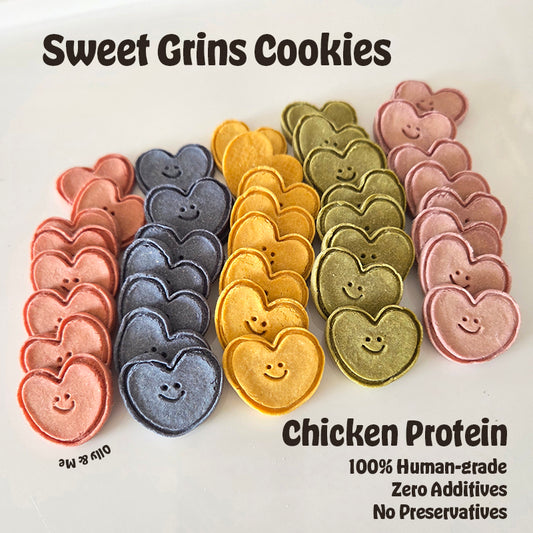 Sweet Grins Cookies 10Pcs [Chicken Base]