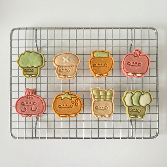 Veggie Buddies Cookies (Pork Protein Based) Set of 8Pcs