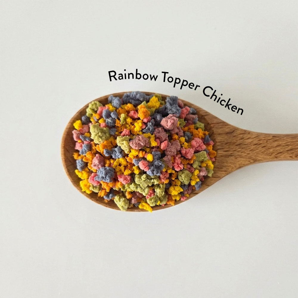 Dehydrated Rainbow Topper (Chicken/Pork Protein)